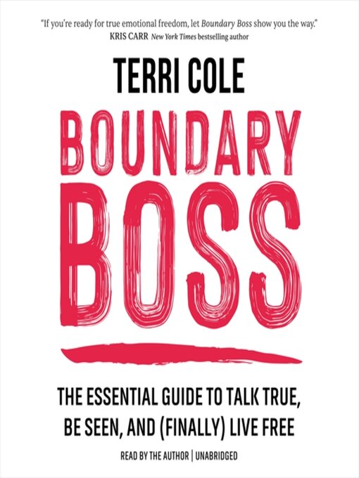 Title details for Boundary Boss by Terri Cole, MSW, LCSW - Wait list
